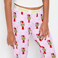 Grinch Womens Juniors Pajama Pants