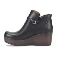 Boc Womens Leonna Wedge Heel Booties