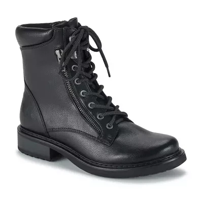 Baretraps Womens Holden Stacked Heel Lace Up Boots