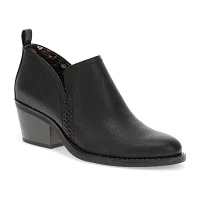 Baretraps Womens Lidian Block Heel Booties