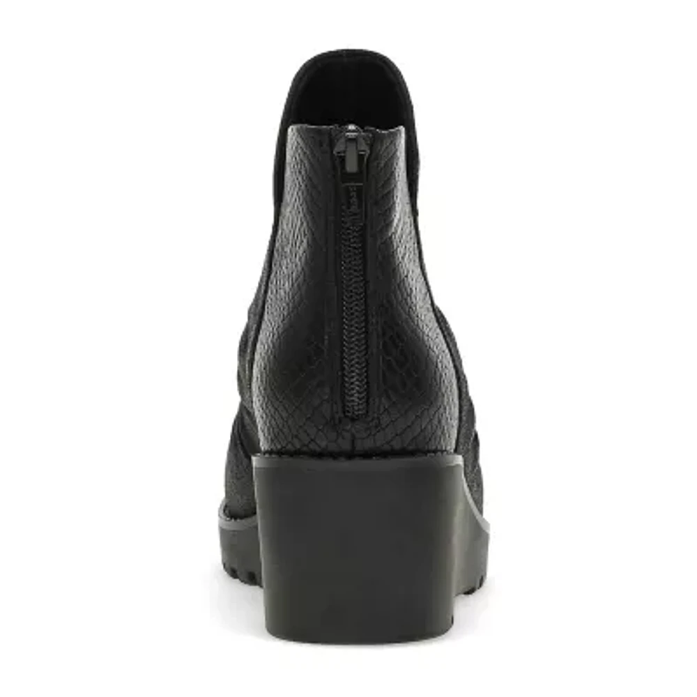 Baretraps Womens Whichita Wedge Heel Booties