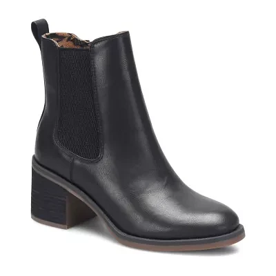 Boc Womens Finn Stacked Heel Booties