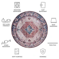 Safavieh Tucson Zoey 6'X6' Indoor Round Area Rug