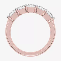 G / Vs2-Si2) 2 1/2 CT. T.W. Lab Grown White Diamond 14K Rose Gold 5-Stone Anniversary Band