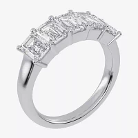 G / Vs2-Si2) 2 1/2 CT. T.W. Lab Grown White Diamond 14K Gold 5-Stone Anniversary Band