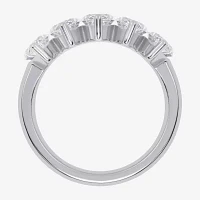 G / Vs2-Si2) 2 1/2 CT. T.W. Lab Grown White Diamond 14K Gold 5-Stone Anniversary Band