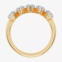 (G / Vs2-Si2) 2 1/2 CT. T.W. Lab Grown White Diamond 14K Gold 5-Stone Anniversary Band