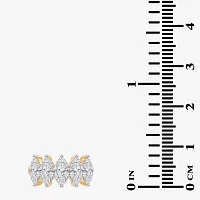 (G / Vs2-Si2) 2 1/2 CT. T.W. Lab Grown White Diamond 14K Gold 5-Stone Anniversary Band