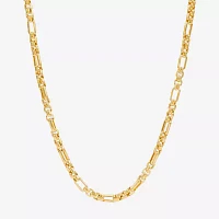 14K Gold 22 Inch Hollow Link Chain Necklace