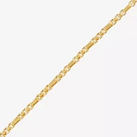 14K Gold 22 Inch Hollow Link Chain Necklace