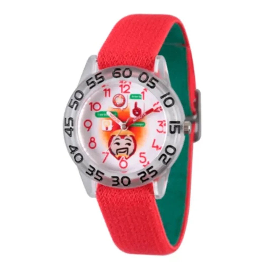 Emoji Marvel Boys Red Strap Watch Wma000081