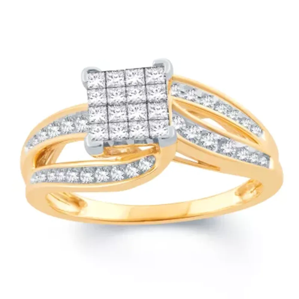 Womens / CT. T.W. Natural White Diamond 10K Gold Engagement Ring