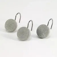 Avanti Dotted Circle Shower Curtain Hooks