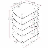 Laguna A/V Component Shelf