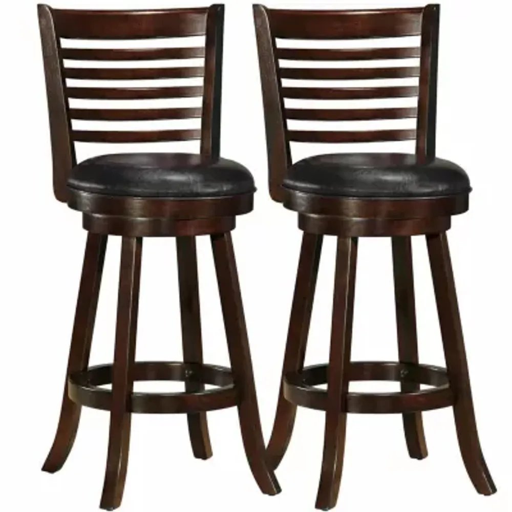 Woodgrove Cappuccino Stained Bar Height 2-pc. Bar Stool