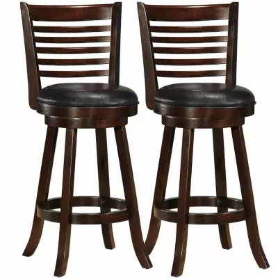Woodgrove Cappuccino Stained Bar Height 2-pc. Bar Stool