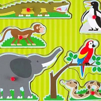 Melissa & Doug Zoo Animals Sound Puzzle Puzzle