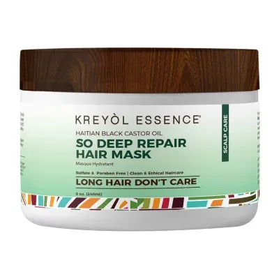 Kreyol Essence Haitian Black Castor Oil So Deep Repair Hair Mask-8 oz.