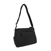 Bueno of California Medium Double Zip Crossbody Bag