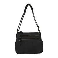 Bueno of California Medium Double Zip Crossbody Bag