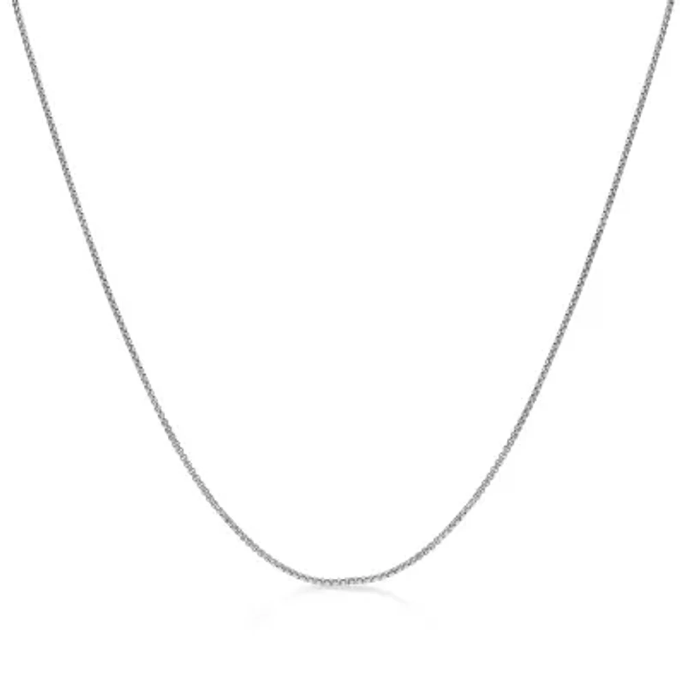 Mens Stainless Steel 18" 2mm Round Box Chain