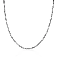 Mens Stainless Steel 18" 4mm Box Chain