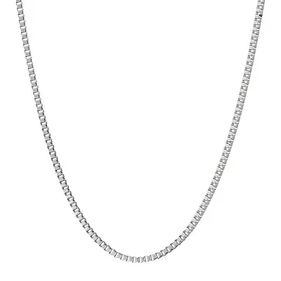 Mens Stainless Steel 18" 2mm Box Chain