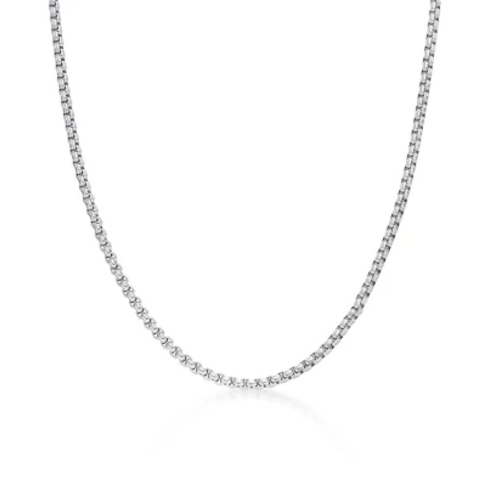 Mens 3.5mm Stainless Steel Box Chain