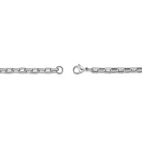 Mens Stainless Steel 8" 5mm Rolo Bracelet