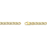 Mens Stainless Steel & Gold-Tone IP 9" 10mm Marine Link Bracelet