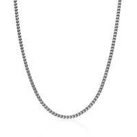 Mens Stainless Steel 4mm Foxtail Chain Necklace