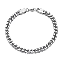 Mens Stainless Steel 9" 6mm Foxtail Bracelet