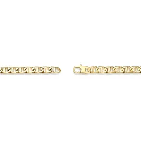 Mens Stainless Steel & Gold-Tone IP 22" 10mm Marine Link Chain