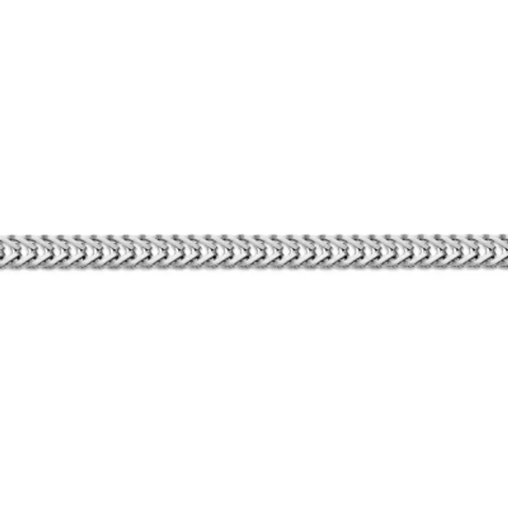 Stainless Steel 24 Inch Solid Herringbone Chain Necklace