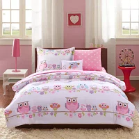 Mi Zone Kids Nocturnal Nellie Complete Bedding Set with Sheets decorative pillow