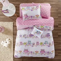 Mi Zone Kids Nocturnal Nellie Complete Bedding Set with Sheets decorative pillow