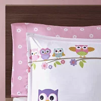 Mi Zone Kids Nocturnal Nellie Complete Bedding Set with Sheets decorative pillow