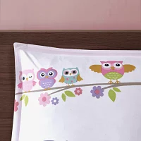 Mi Zone Kids Nocturnal Nellie Complete Bedding Set with Sheets decorative pillow