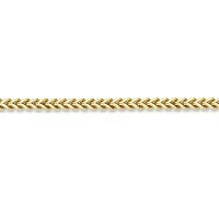 Mens Stainless Steel & Gold-Tone IP 9" 6mm Foxtail Bracelet