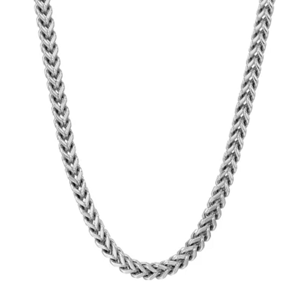 Mens Stainless Steel 20" 6mm Foxtail Chain