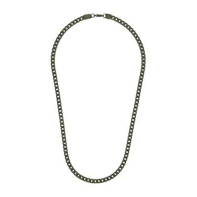 Stainless Steel Inch Solid Wheat Chain Necklace