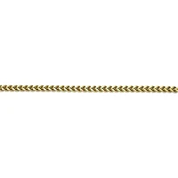 Mens Stainless Steel & Gold-Tone IP 4mm Foxtail Chain Necklace