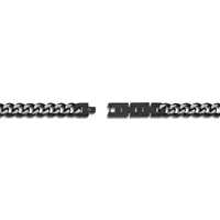 Stainless Steel 9 Inch Solid Curb Chain Bracelet