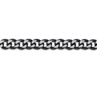 Stainless Steel Inch Solid Curb Chain Necklace