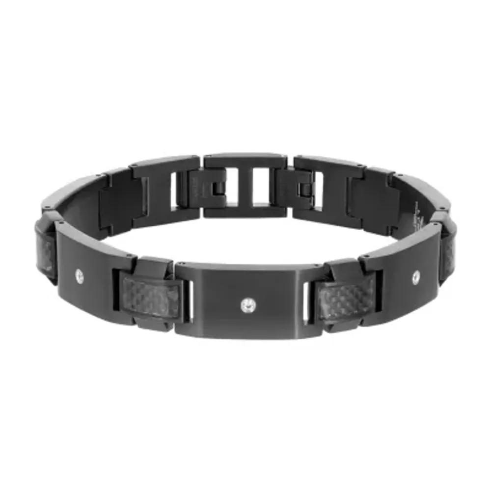 Stainless Steel 9 Inch Solid Link Bracelet