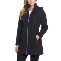 Gallery Womens Removable Hood Midweight Quilted Jacket