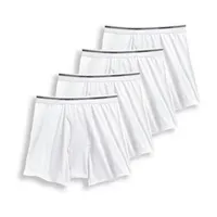 Jockey Cotton Mens 4 Pack Boxer Briefs