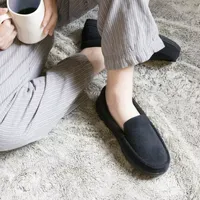Isotoner Mens Moccasin Slippers