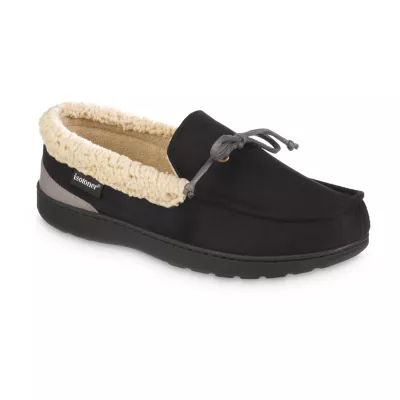 Isotoner Recycled Mens Moccasin Slippers