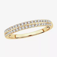 CT. T.W. Natural White Diamond 10K Gold Anniversary Wedding Band